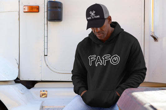 FAFO Spray Paint Hoodie: Wear the Warning