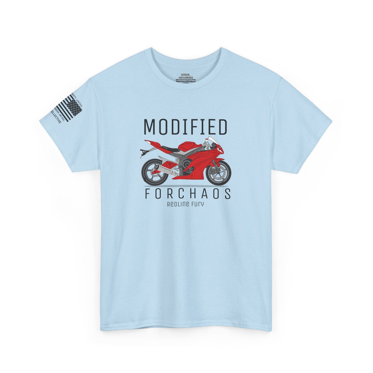 Redline Fury – Modified FORCHAOS Sport Bike Graphic T-Shirt