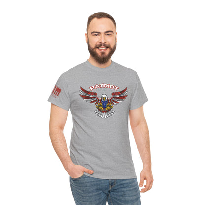 Red-Line Patriot – Wings of Freedom Patriotic Graphic T-Shirt of Independence