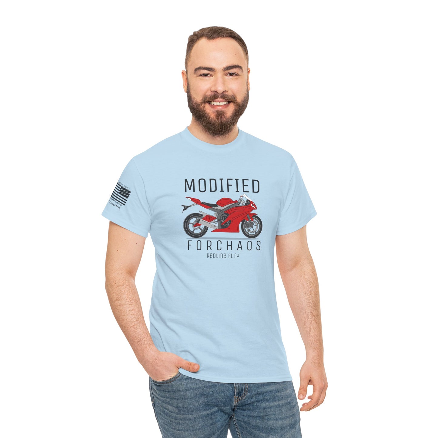 Redline Fury – Modified FORCHAOS Sport Bike Graphic T-Shirt