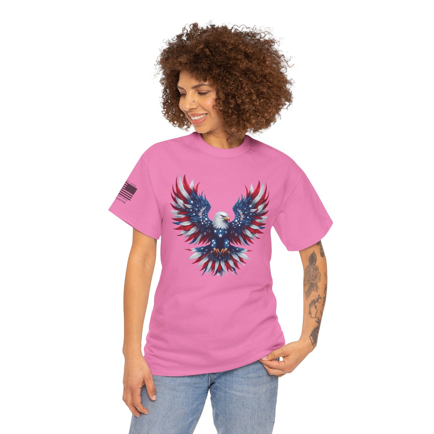 Patriotic Eagle T-Shirt – Born to Soar, Made to Stand