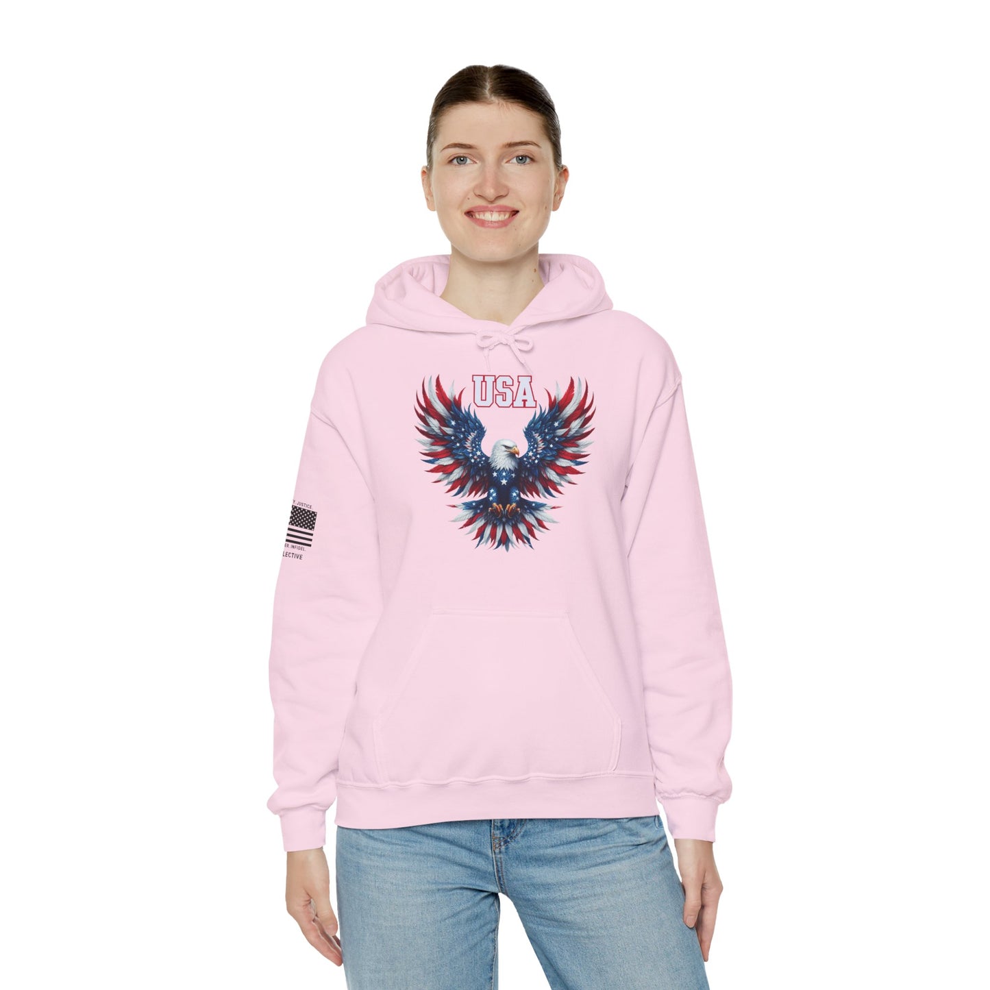 USA Eagle 4th of July Hoodie