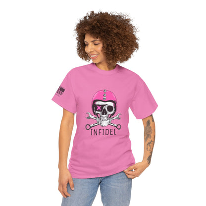 Pink Domination – Defy Expectations Womens Biker Graphic Tee (Relaxed Fit)