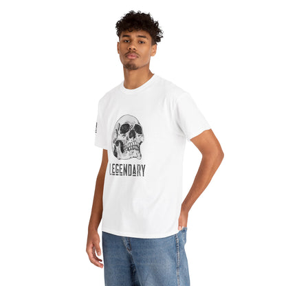 Legendary Legacy – Vintage Skull Biker Graphic T-Shirt