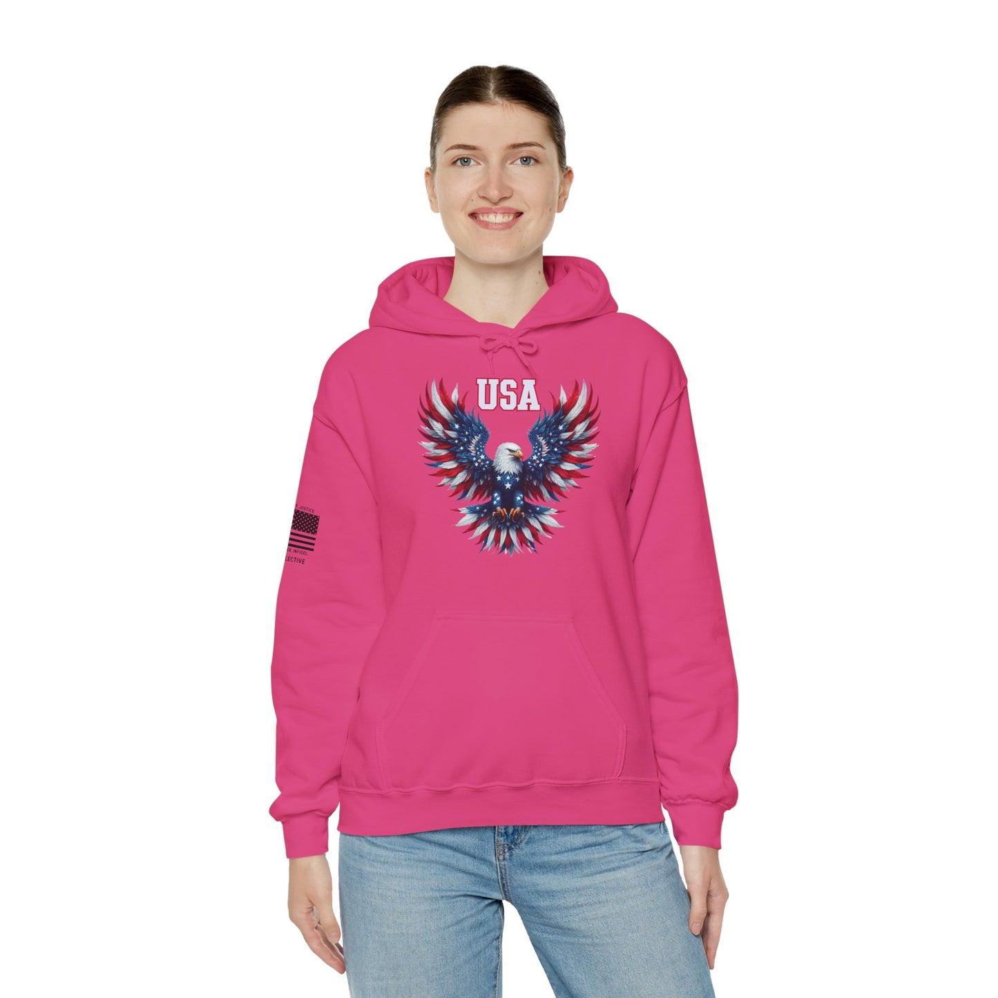 USA Eagle 4th of July Hoodie