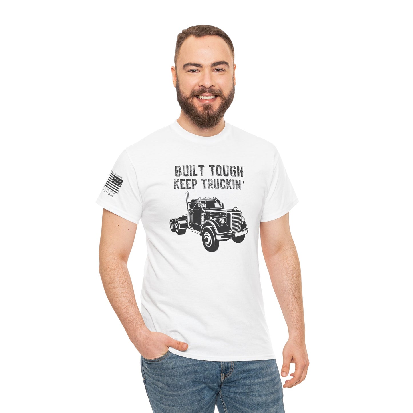 Vintage Trucker T-Shirt: Built Tough, Still Truckin’