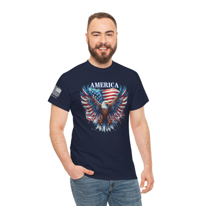 American Price Vintage Eagle and Flag T-Shirt