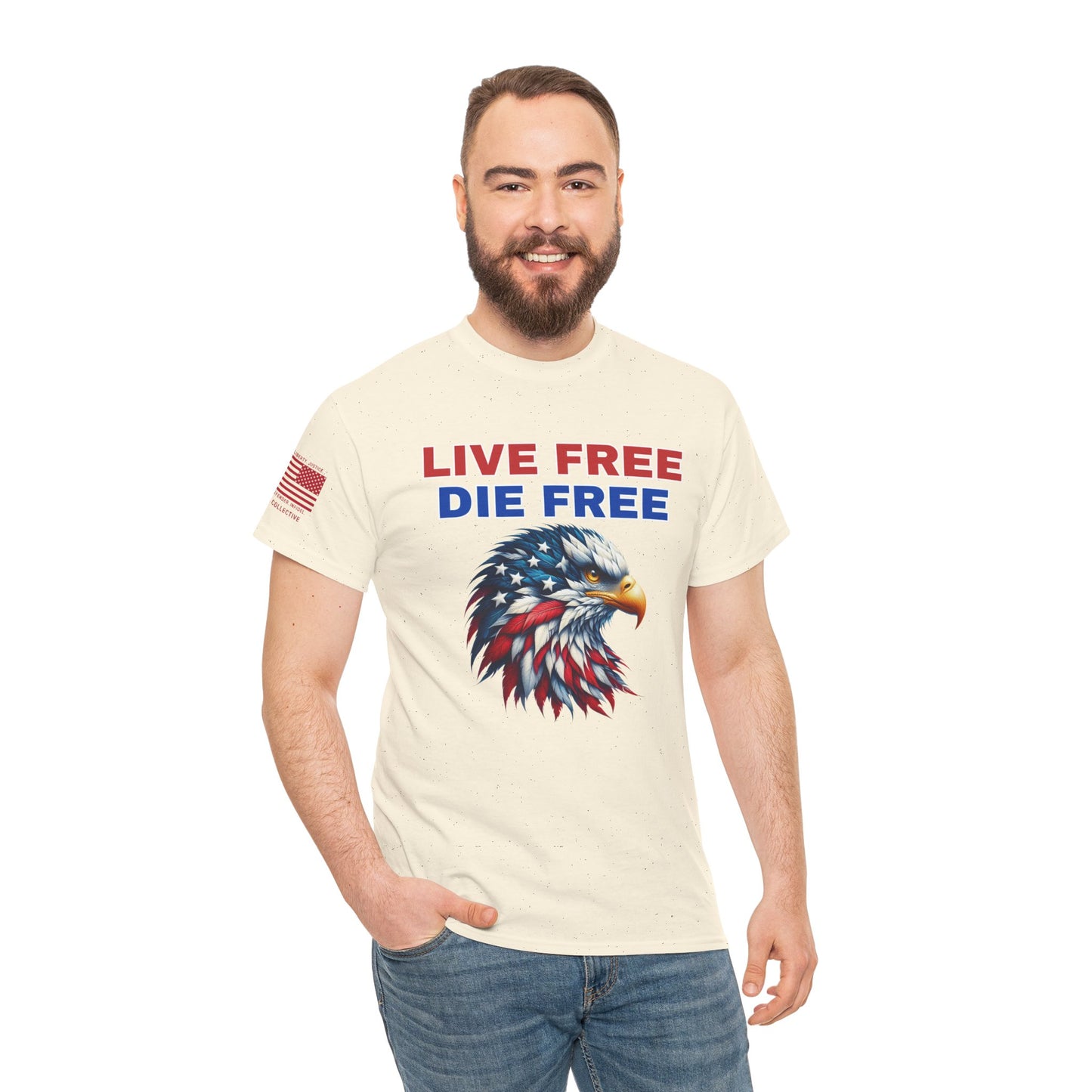 Live Free Die Free Patriotic 4th of July T-Shirt