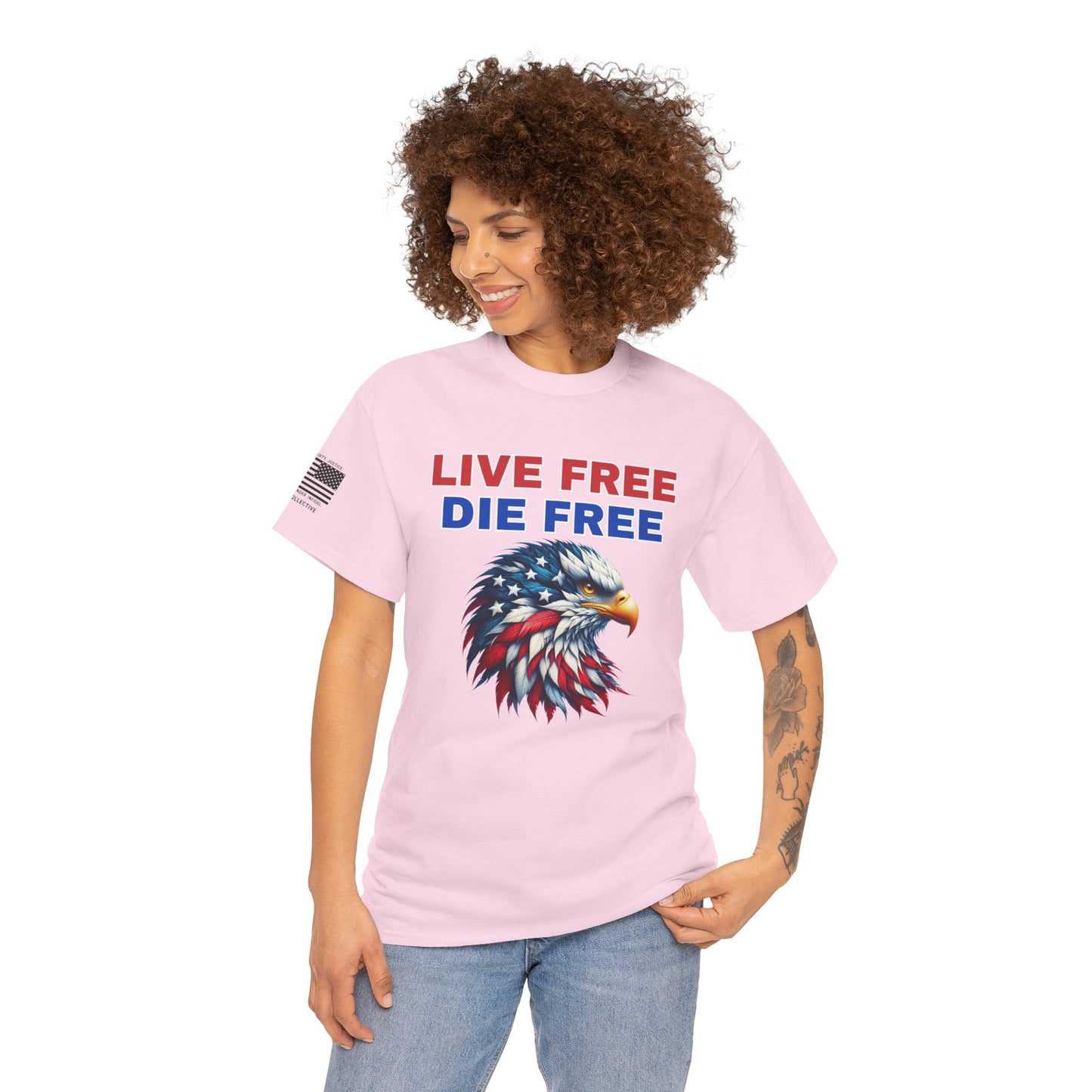 Live Free Die Free Patriotic 4th of July T-Shirt