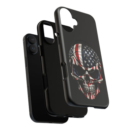 iPhone MagSafe® Cases - Patriot Broken - Not Shattered Skull