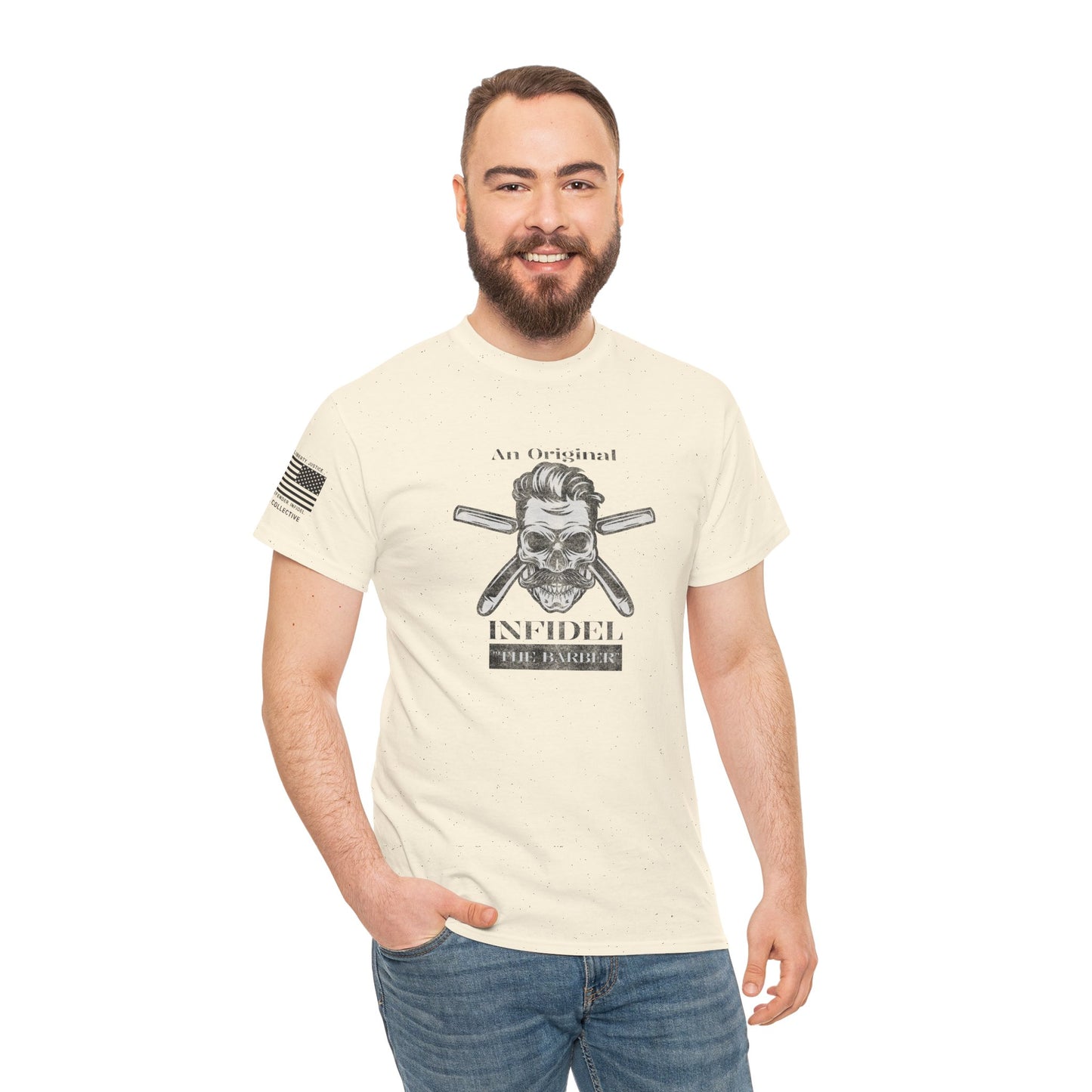 Branded An Original Infidel – The Barber Graphic T-Shirt