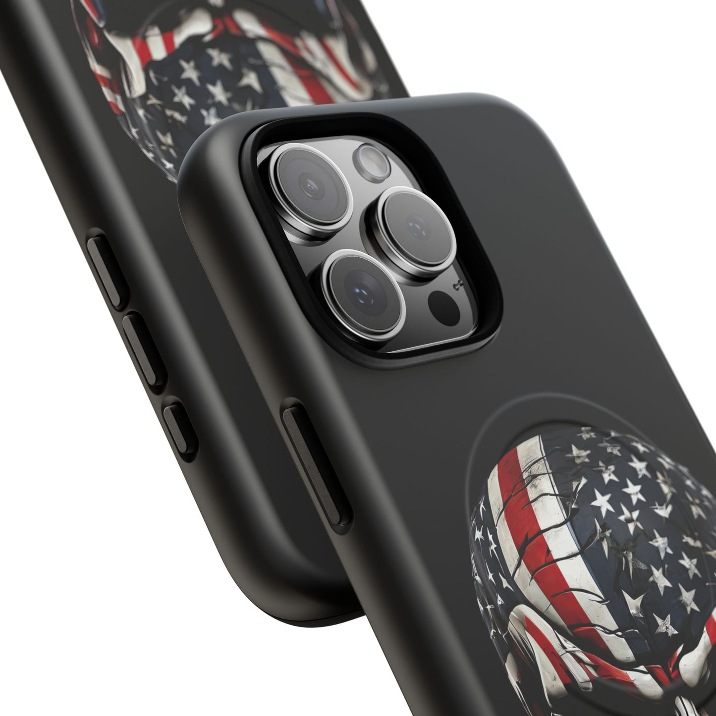 iPhone MagSafe® Cases - Patriot Broken - Not Shattered Skull