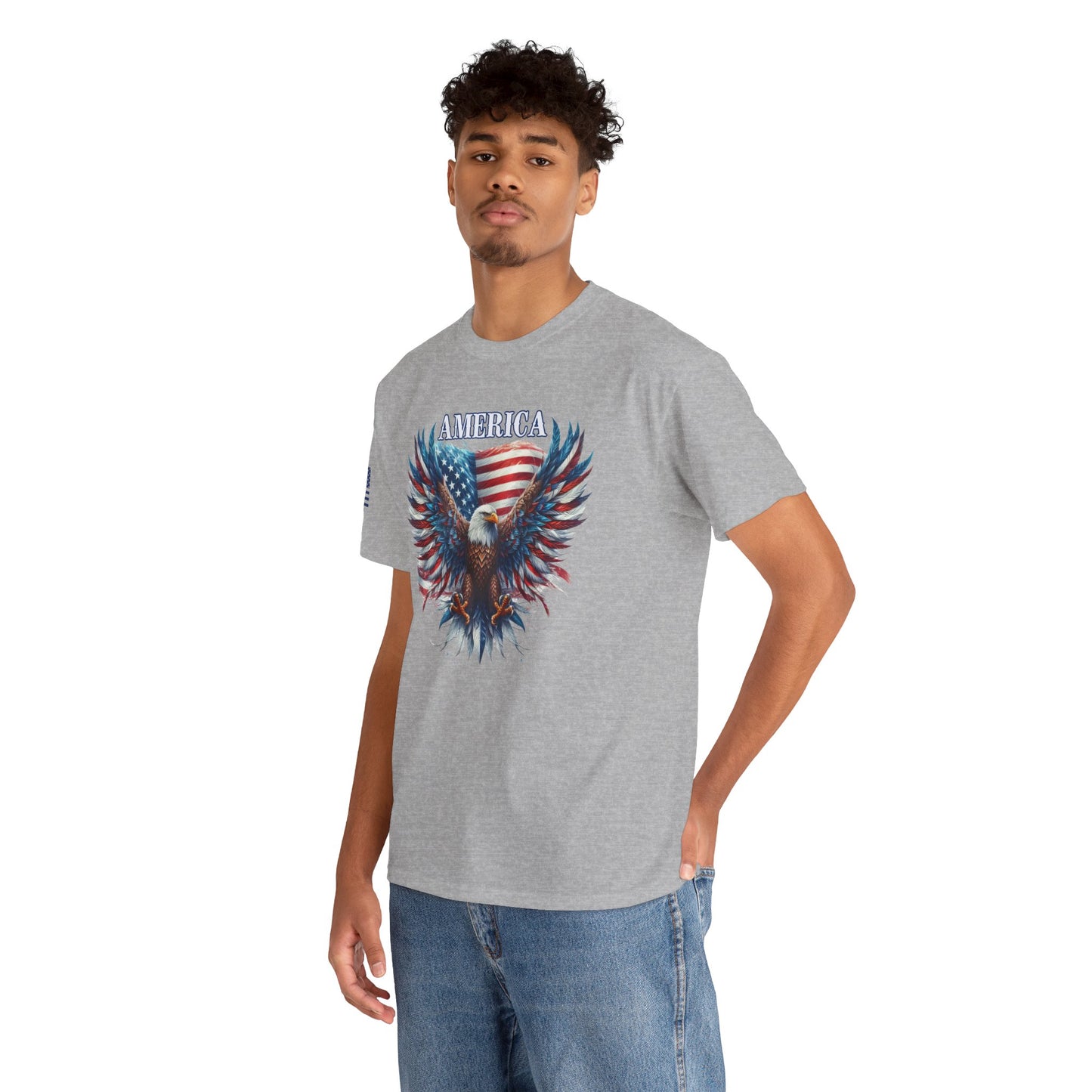 American Price Vintage Eagle and Flag T-Shirt