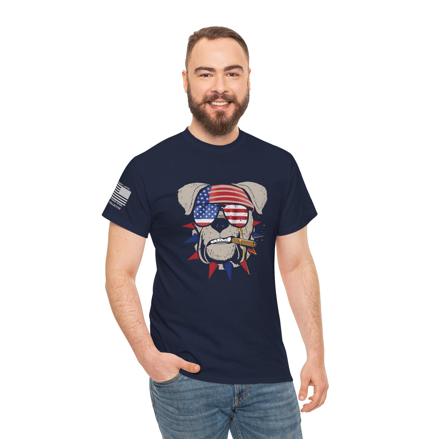 American Bulldog – Patriotic Independence Day T-Shirt