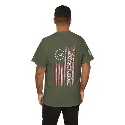 We The People 1776 Patriot T-Shirt (Backside Print)