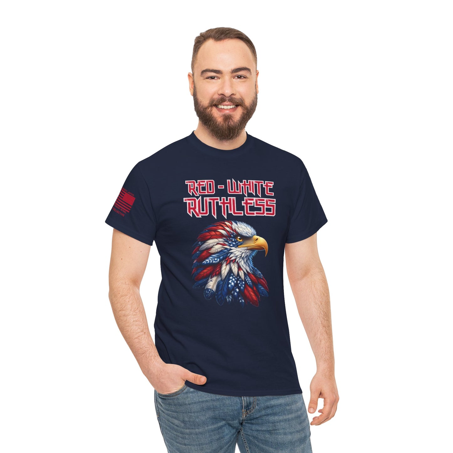 Red White Ruthless Eagle T-Shirt