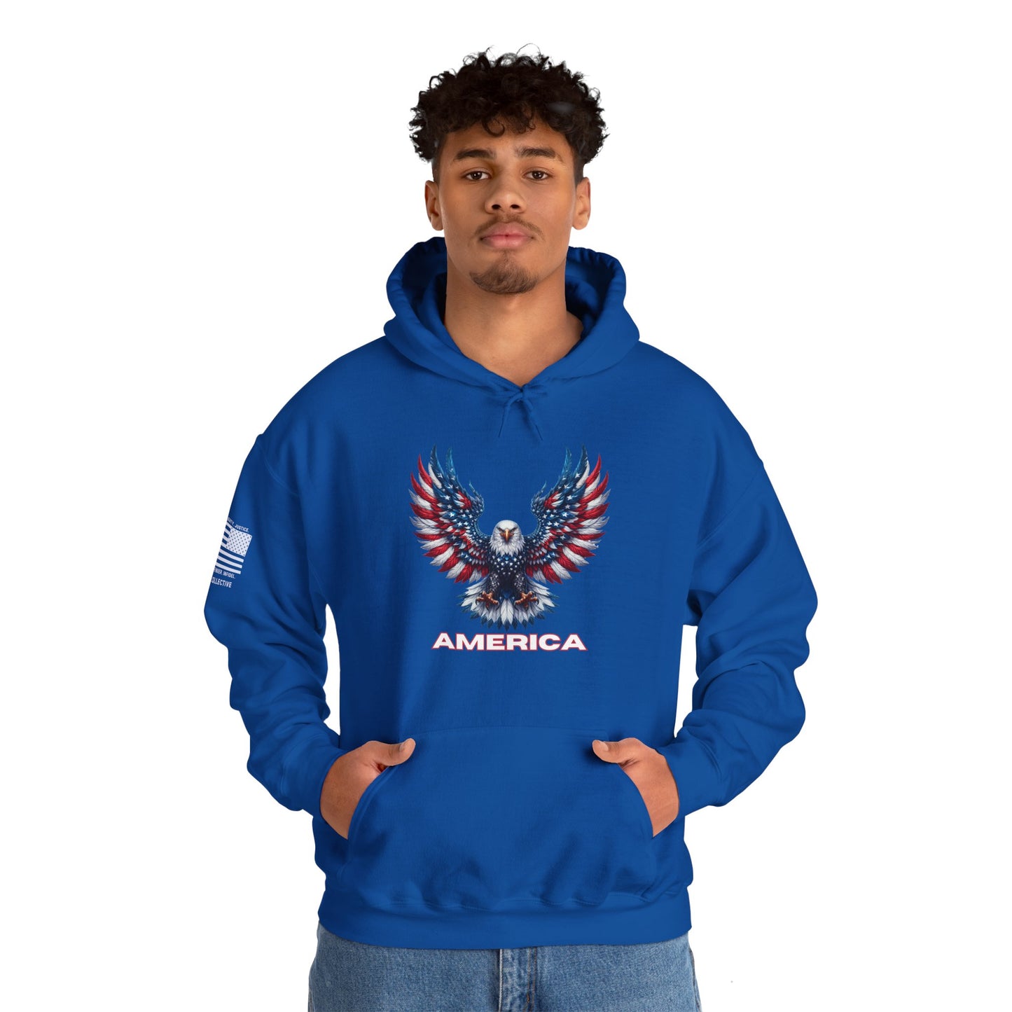 Pride in AMERICA Fierce Eagle Hoodie