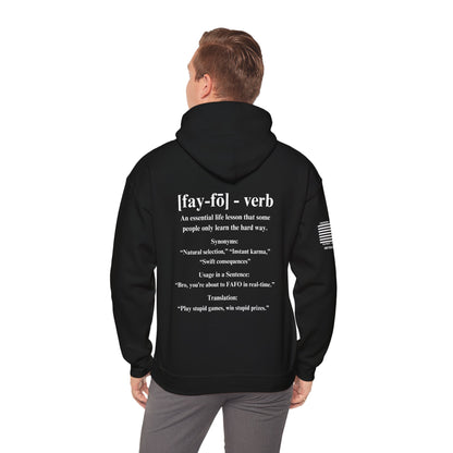 What Does FAFO Mean Hoodie - Wear the Definition Loud & Clear