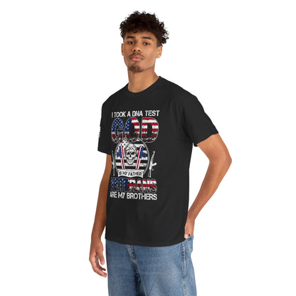 God, Veterans, and Brotherhood Red White Blue Graphic T-Shirt