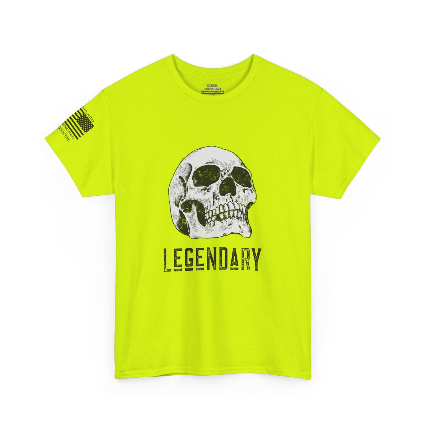 Legendary Legacy – Vintage Skull Biker Graphic T-Shirt