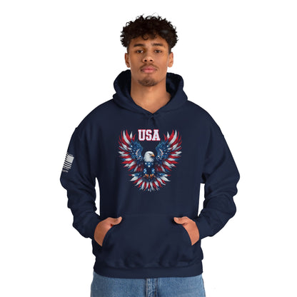 USA Eagle 4th of July Hoodie