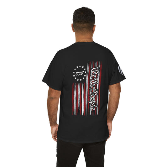 We The People 1776 Patriot T-Shirt (Backside Print)