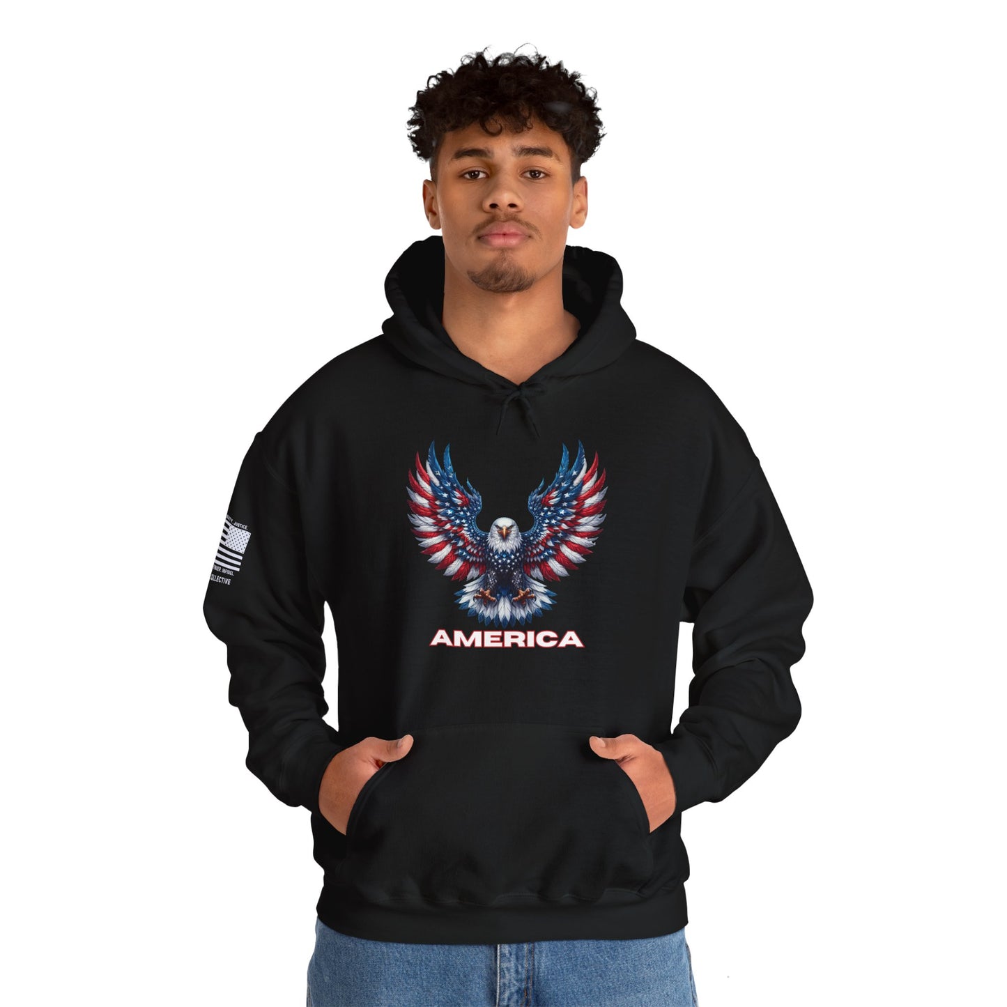 Pride in AMERICA Fierce Eagle Hoodie