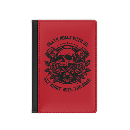 Red – "Blood & Gasoline" RFID Passport Cover