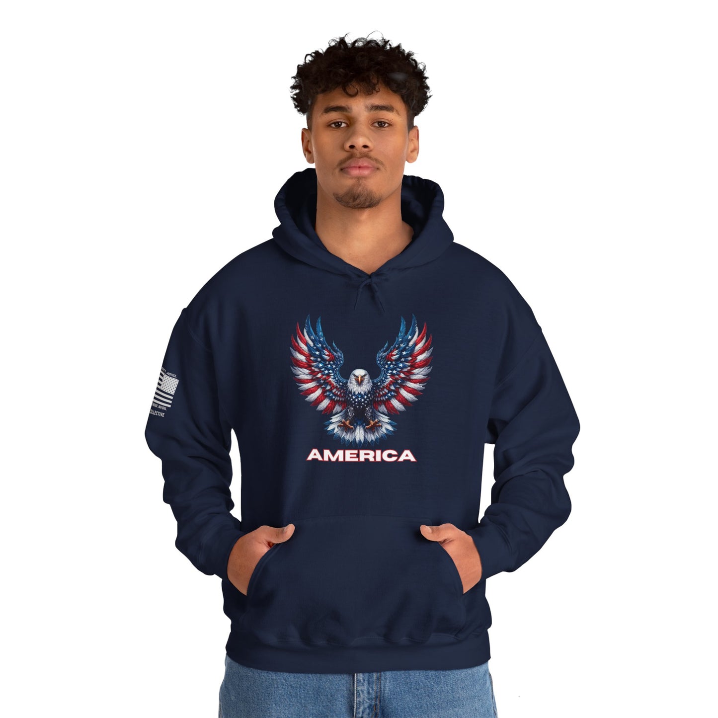 Pride in AMERICA Fierce Eagle Hoodie