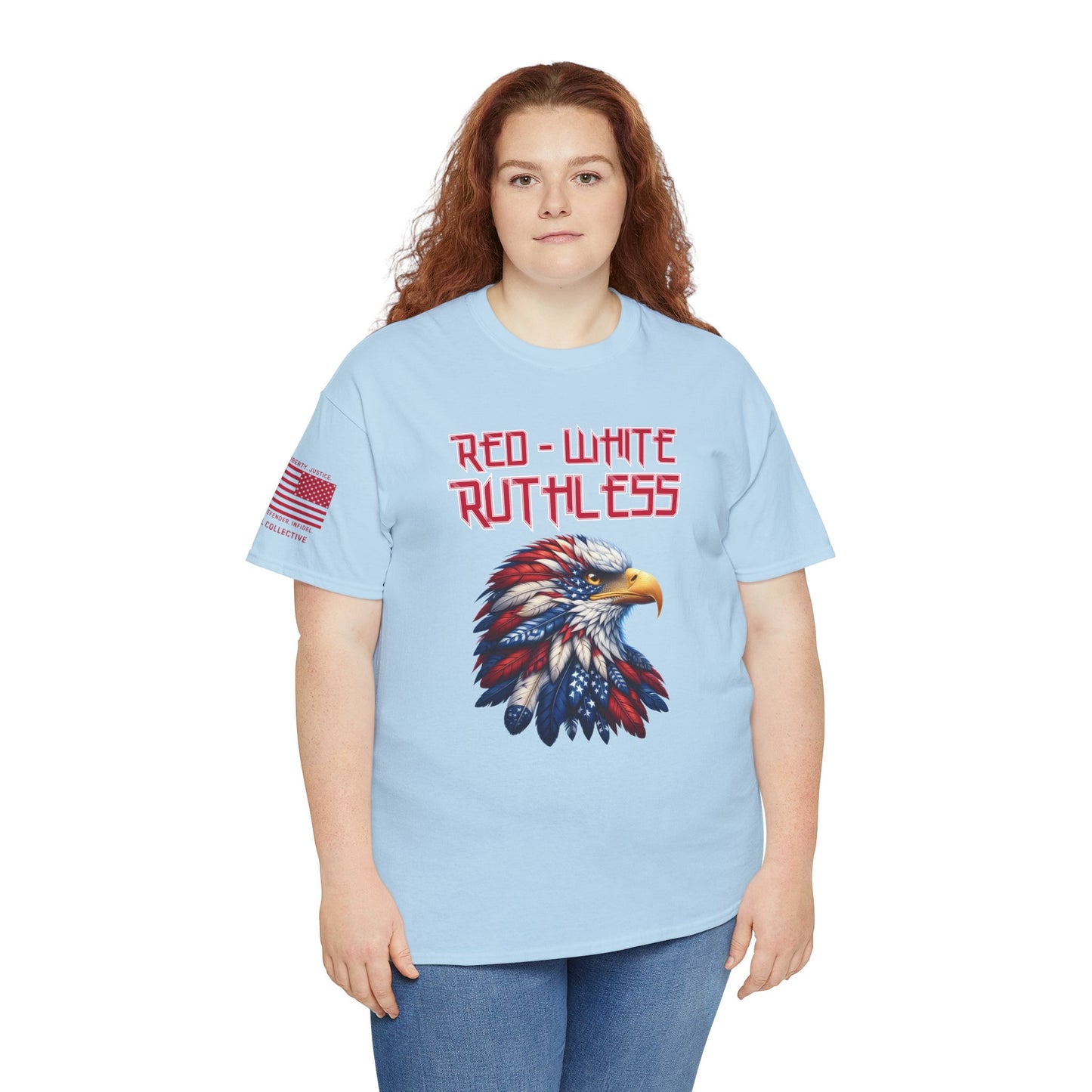 Red White Ruthless Eagle T-Shirt