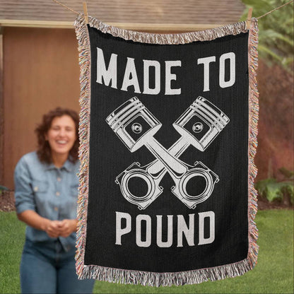 Made to Pound Woven Blanket – Strength in Motion