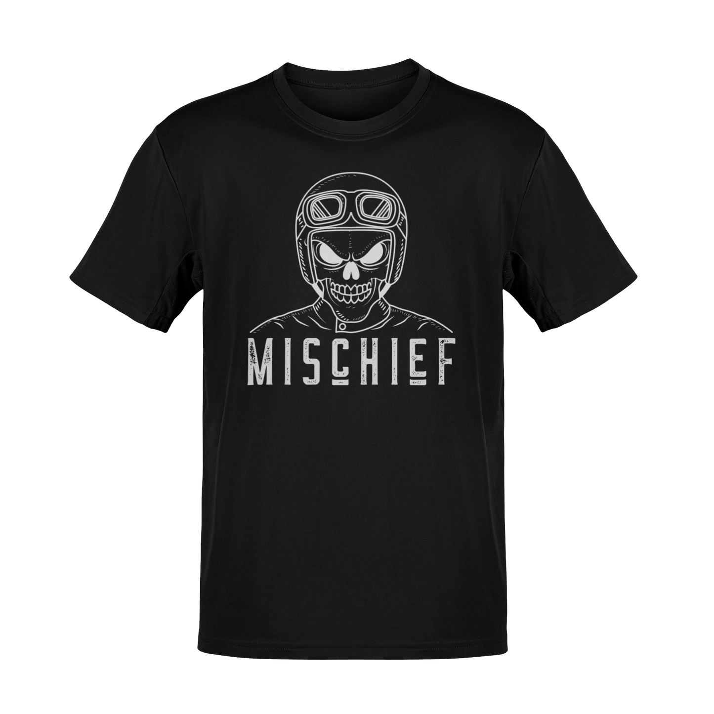 Mischief – Ride Hard, Raise Hell Vintage Biker Graphic T-Shirt