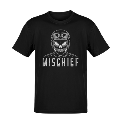 Mischief – Ride Hard, Raise Hell Vintage Biker Graphic T-Shirt