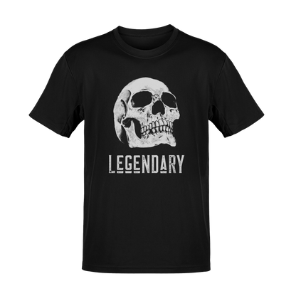 Legendary Legacy – Vintage Skull Biker Graphic T-Shirt