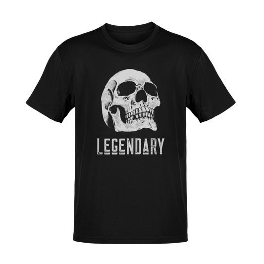 Legendary Legacy – Vintage Skull Biker Graphic T-Shirt