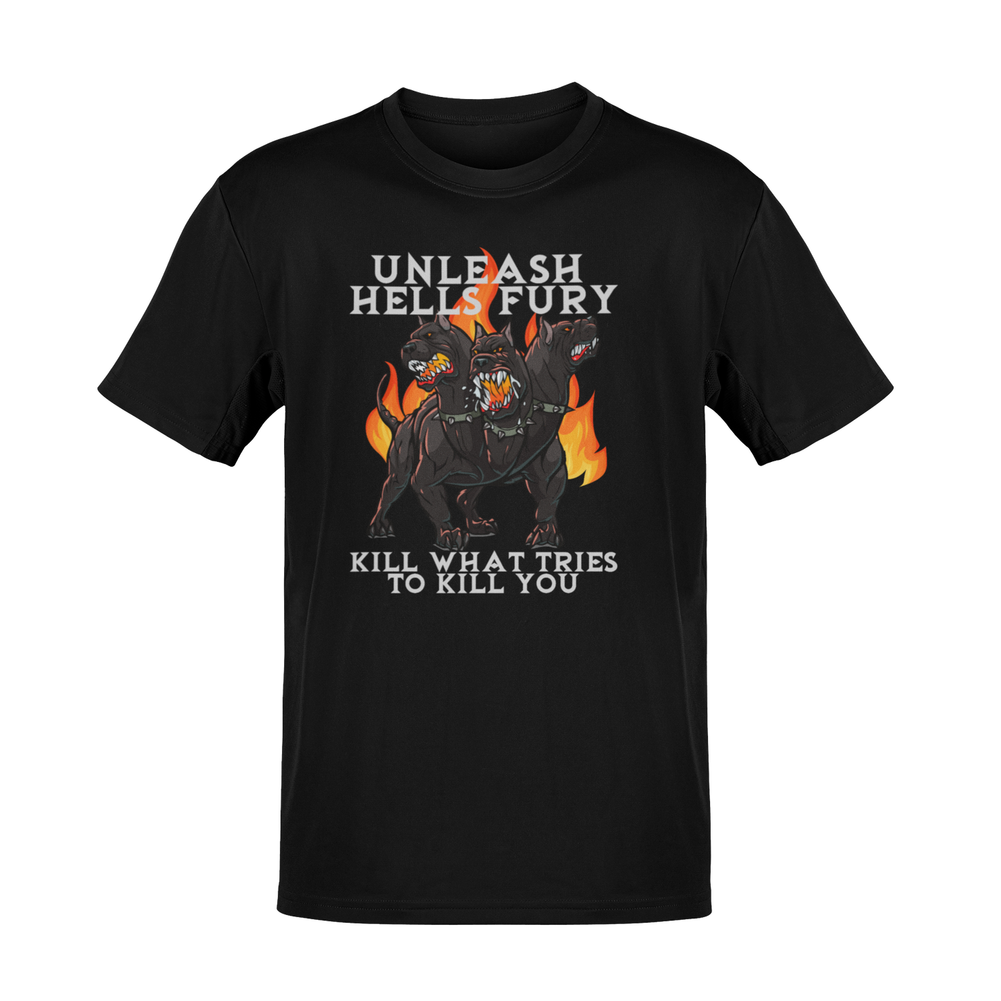 The Hellhound’s Fury – Fight Back with Hell’s Fury, No Mercy. KWTTKY Graphic T-Shirt