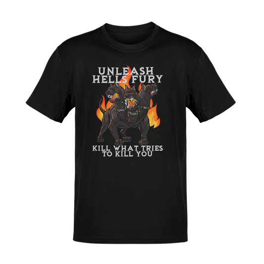 The Hellhound’s Fury – Fight Back with Hell’s Fury, No Mercy. KWTTKY Graphic T-Shirt