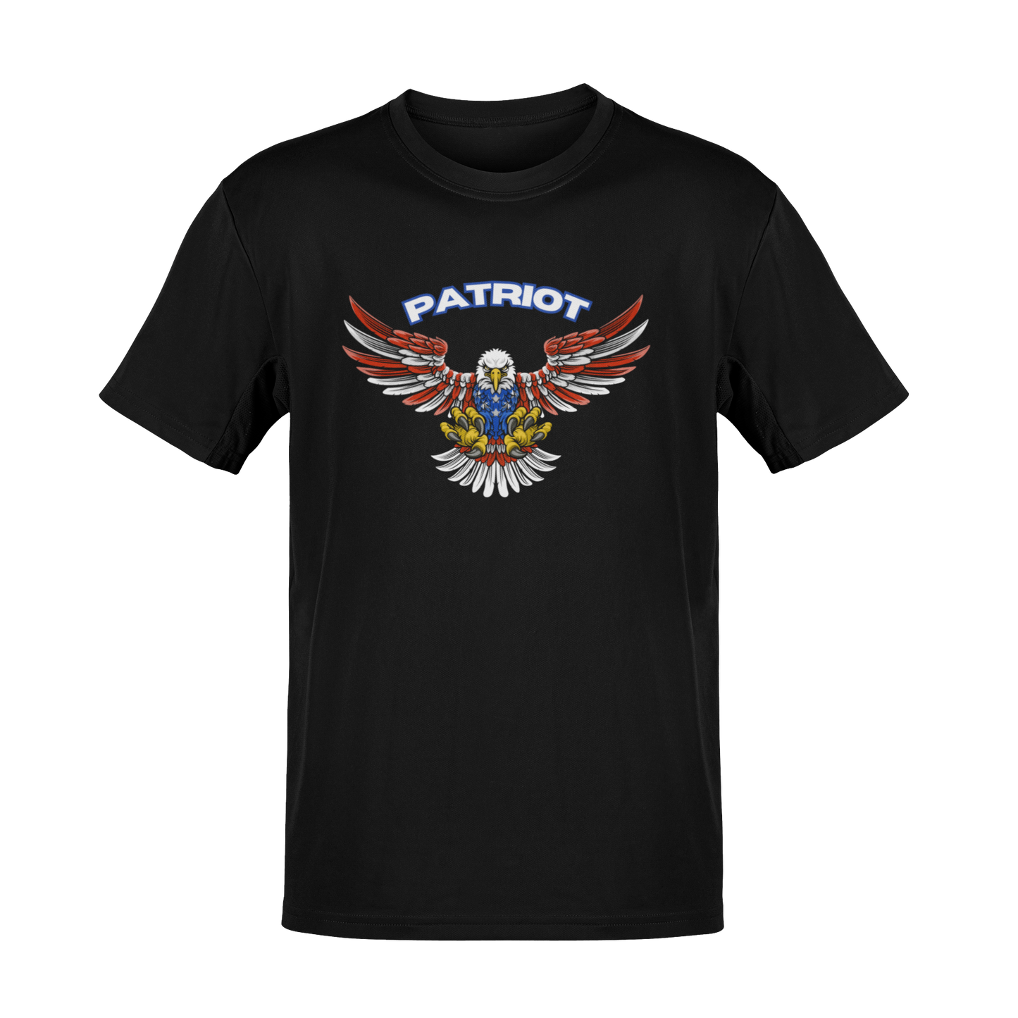 Blue-Line Patriot – Wings of Freedom Patriotic Graphic T-Shirt of Independence