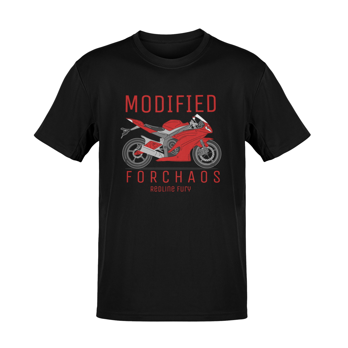 Redline Fury – Modified FORCHAOS Sport Bike Graphic T-Shirt