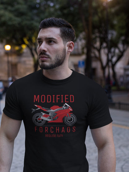 Redline Fury – Modified FORCHAOS Sport Bike Graphic T-Shirt