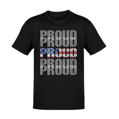 Proud Patriot – A Bold Statement of American Pride Graphic T-Shirt