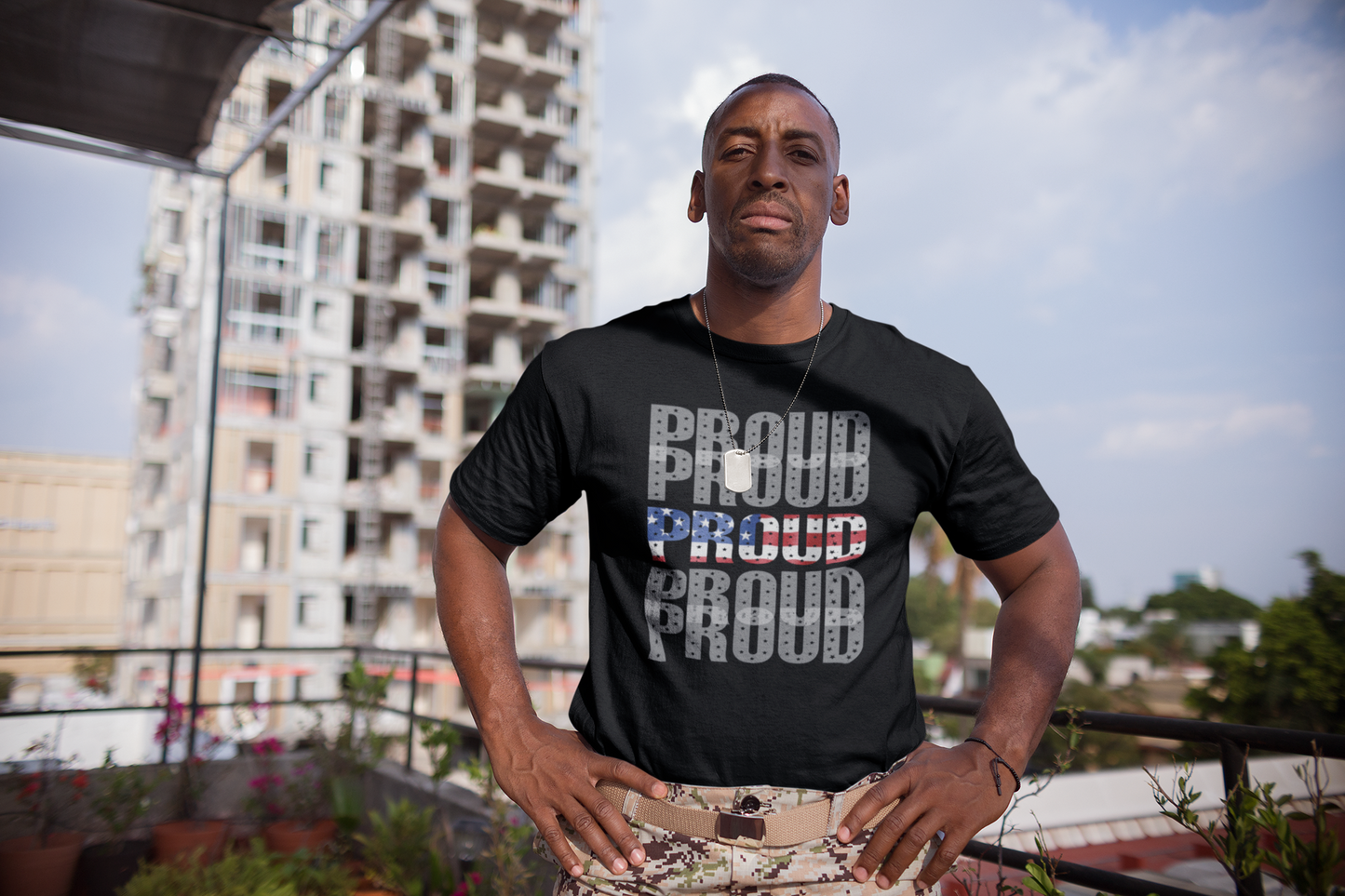 Proud Patriot – A Bold Statement of American Pride Graphic T-Shirt