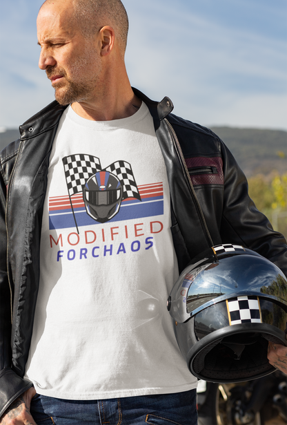 Checkered Flags – Modified FORCHAOS Sport Bike Graphic T-Shirt