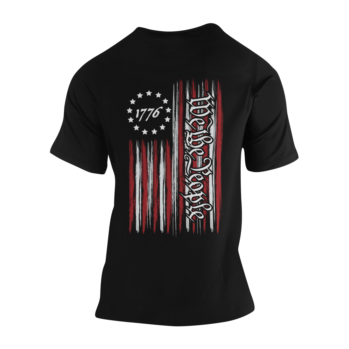 We The People 1776 Patriot T-Shirt (Backside Print)