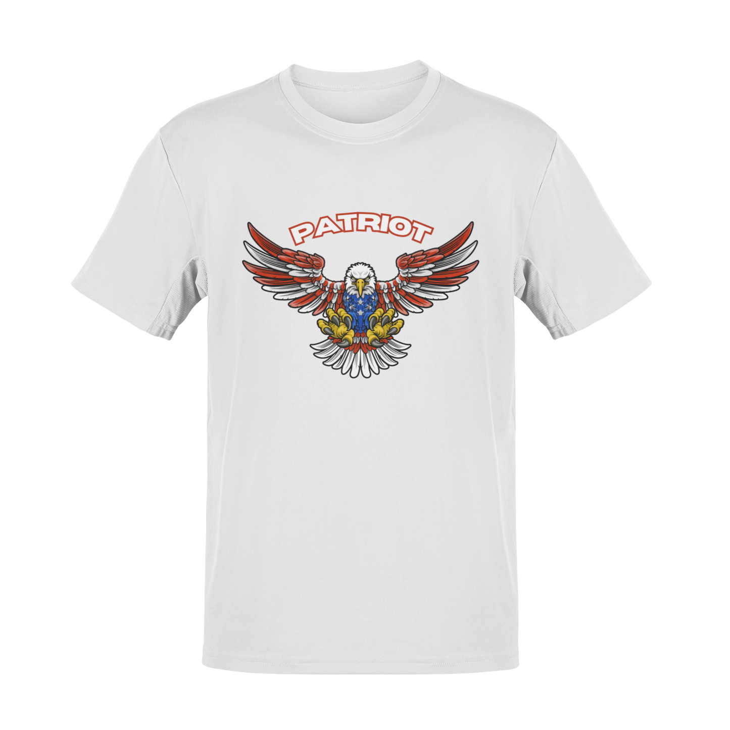 Red-Line Patriot – Wings of Freedom Patriotic Graphic T-Shirt of Independence