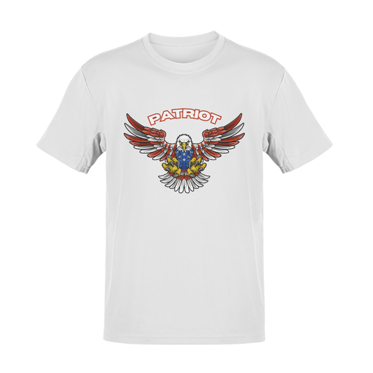 Red-Line Patriot – Wings of Freedom Patriotic Graphic T-Shirt of Independence