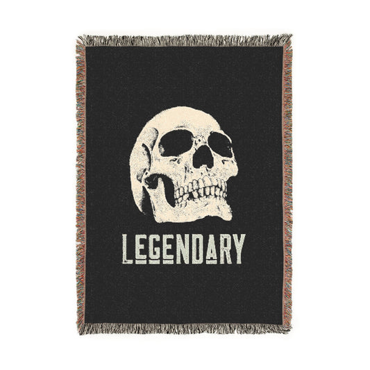 Legendary Skull Woven Blanket – Biker & Rebel Throw