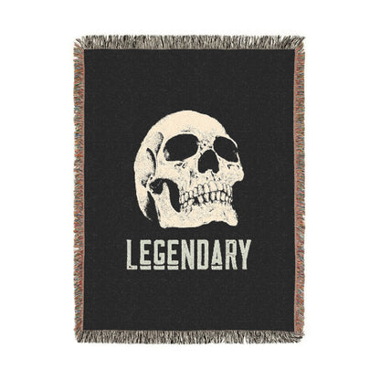 Legendary Skull Woven Blanket – Biker & Rebel Throw