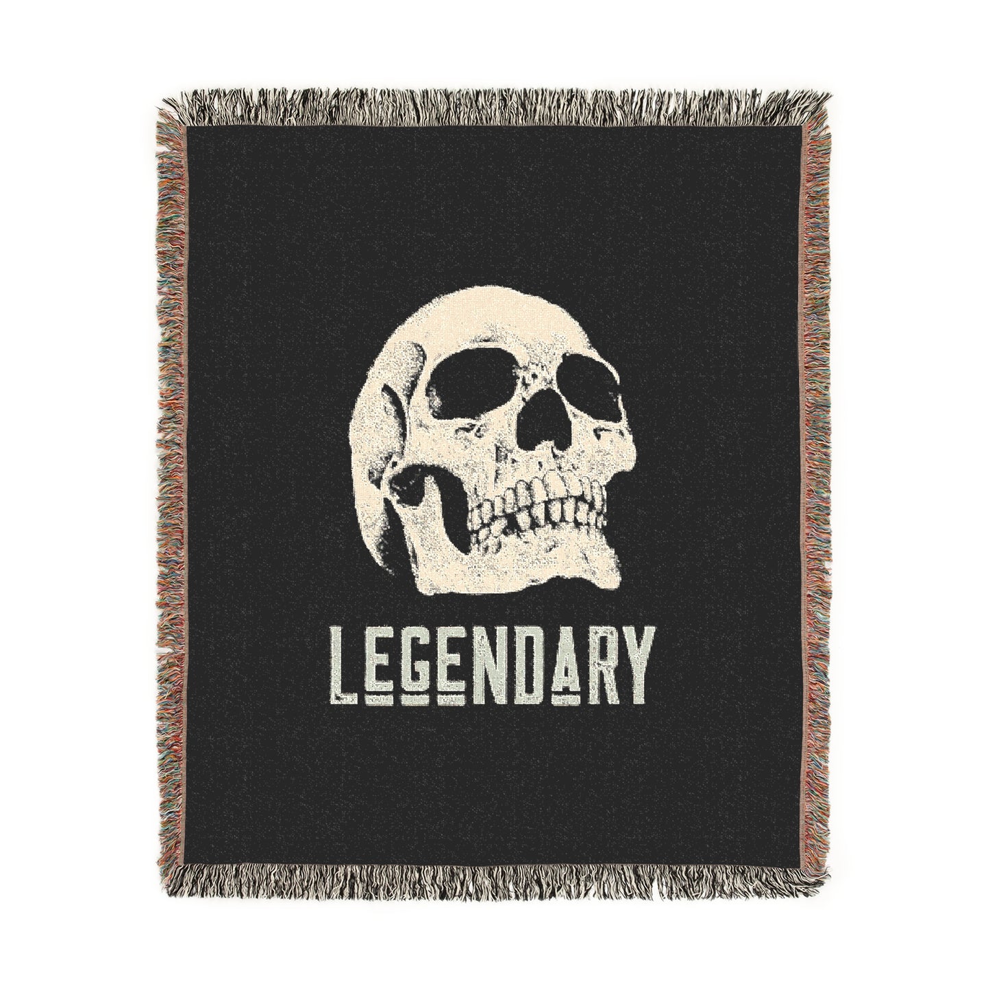 Legendary Skull Woven Blanket – Biker & Rebel Throw