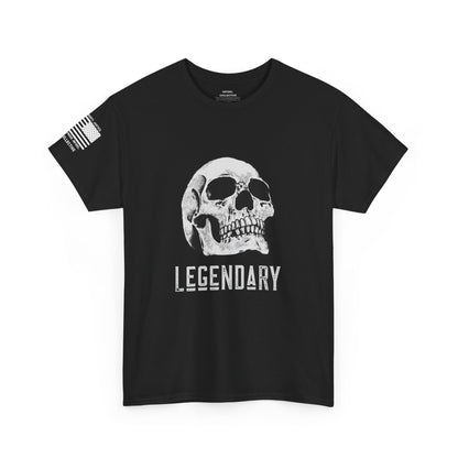 Legendary Legacy – Vintage Skull Biker Graphic T-Shirt